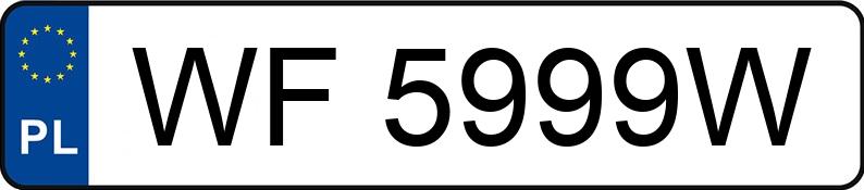 Numer rejestracyjny WF 5999W posiada BMW M4 COMPETITION M XDRIVE - WF5999W