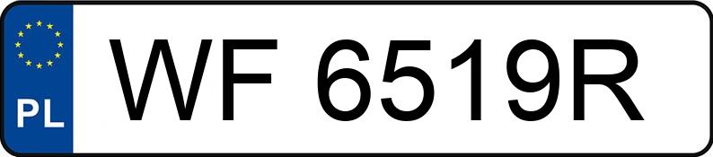 Numer rejestracyjny WF 6519R posiada MERCEDES-BENZ C 160 - WF6519R