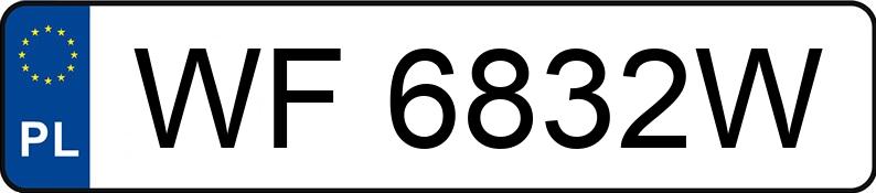 Numer rejestracyjny WF 6832W posiada BMW X1 2.0 MR`19 E6d F48 xDrive20i Step - WF6832W