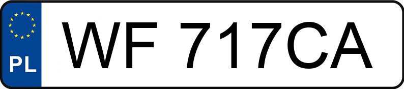 Numer rejestracyjny WF 717CA posiada VOLKSWAGEN Golf III 1.4i Kat. MR`91 GT - WF717CA Numer rejestracyjny WF 717CA posiada VOLKSWAGEN Golf III 1.4i Kat. MR`91 GT - WF717CA