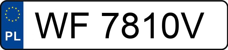 Numer rejestracyjny WF 7810V posiada BMW 330I XDRIVE - WF7810V Numer rejestracyjny WF 7810V posiada BMW 330I XDRIVE - WF7810V