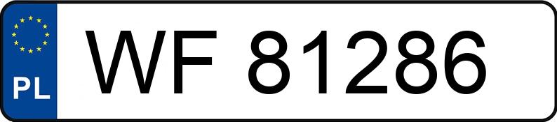 Numer rejestracyjny WF 81286 posiada OPEL ZAFIRA 2.0 DTL - WF81286