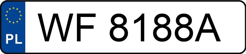 Numer rejestracyjny WF 8188A posiada SEAT Ibiza 1.9 Diesel MR`98 6K TDI SE GT - WF8188A Numer rejestracyjny WF 8188A posiada SEAT Ibiza 1.9 Diesel MR`98 6K TDI SE GT - WF8188A