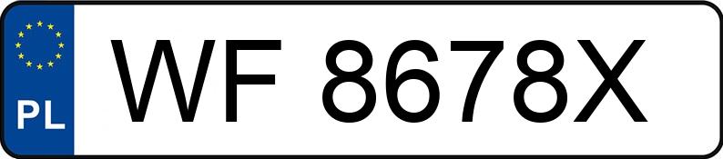 Numer rejestracyjny WF 8678X posiada MERCEDES-BENZ C 32 AMG - WF8678X