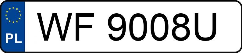 Numer rejestracyjny WF 9008U posiada BMW 535D - WF9008U Numer rejestracyjny WF 9008U posiada BMW 535D - WF9008U