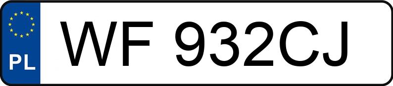 Numer rejestracyjny WF 932CJ posiada FORD FOCUS - WF932CJ Numer rejestracyjny WF 932CJ posiada FORD FOCUS - WF932CJ
