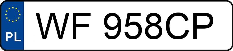 Numer rejestracyjny WF 958CP posiada BMW M2 - WF958CP Numer rejestracyjny WF 958CP posiada BMW M2 - WF958CP