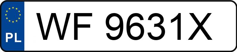 Numer rejestracyjny WF 9631X posiada SKODA OCTAVIA PREMIA 1Z - WF9631X