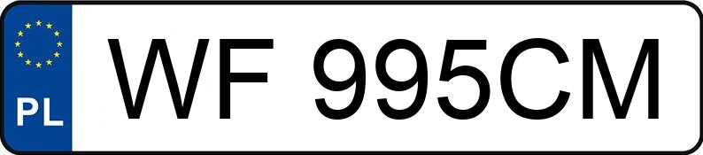Numer rejestracyjny WF 995CM posiada AUDI SQ5 - WF995CM