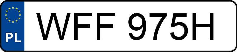 Numer rejestracyjny WFF 975H posiada VOLVO 340 1.6 Diesel DL - WFF975H