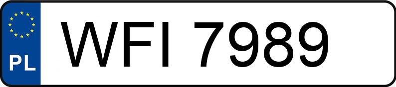 Numer rejestracyjny WFI 7989 posiada DAEWOO / FSO Polonez Cargo Van 1.6 1.7t Polonez Cargo Van 1.6 1.7t - WFI7989