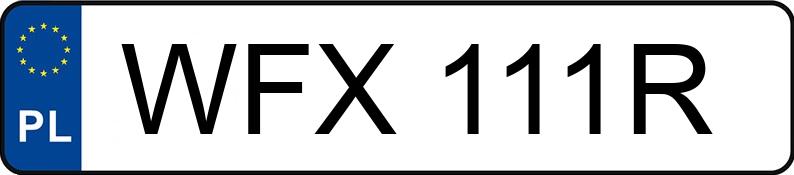 Numer rejestracyjny WFX 111R posiada MERCEDES-BENZ SL 500 Kat. 129 SL 500 Kat. 129 - WFX111R Numer rejestracyjny WFX 111R posiada MERCEDES-BENZ SL 500 Kat. 129 SL 500 Kat. 129 - WFX111R