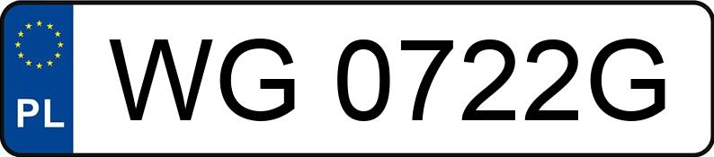 Numer rejestracyjny WG 0722G posiada FORD FOCUS - WG0722G