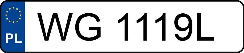 Numer rejestracyjny WG 1119L posiada TOYOTA Avensis Sedan MR`12 E5 Style - WG1119L Numer rejestracyjny WG 1119L posiada TOYOTA Avensis Sedan MR`12 E5 Style - WG1119L