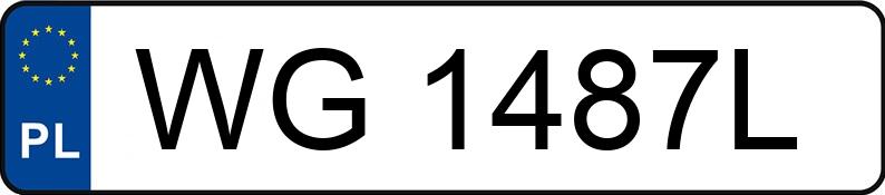 Numer rejestracyjny WG 1487L posiada DAEWOO MATIZ 0.8 - WG1487L