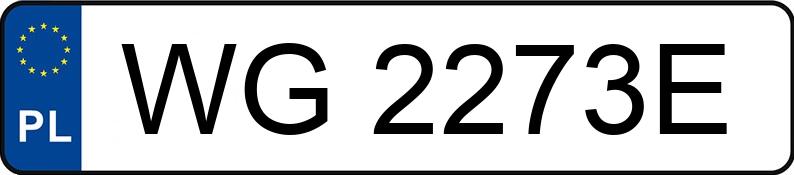 Numer rejestracyjny WG 2273E posiada AUDI A6 - WG2273E Numer rejestracyjny WG 2273E posiada AUDI A6 - WG2273E