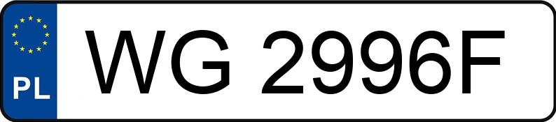 Numer rejestracyjny WG 2996F posiada TOYOTA Corolla Hatchback MR`02 E3 Terra Aut. - WG2996F