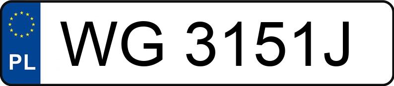 Numer rejestracyjny WG 3151J posiada DACIA DOKKER - WG3151J