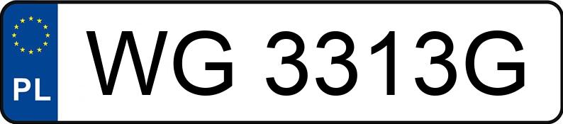 Numer rejestracyjny WG 3313G posiada BMW 535D - WG3313G