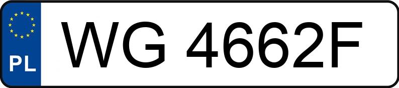 Numer rejestracyjny WG 4662F posiada AUDI A8 - WG4662F