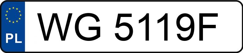 Numer rejestracyjny WG 5119F posiada BMW 528I - WG5119F Numer rejestracyjny WG 5119F posiada BMW 528I - WG5119F