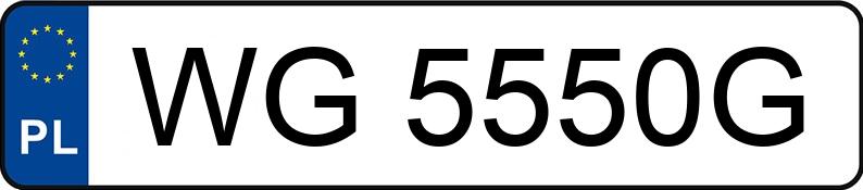 Numer rejestracyjny WG 5550G posiada MERCEDES-BENZ S 550 L - WG5550G