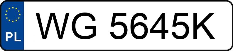 Numer rejestracyjny WG 5645K posiada AUDI A3 1.6 TDi DPF MR`12 E5 8V Ambiente - WG5645K