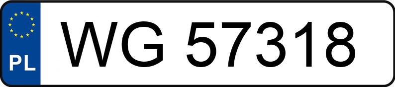 Numer rejestracyjny WG 57318 posiada TOYOTA 4 Runner 3.0 Kat. Specjal 4x4 Aut. - WG57318