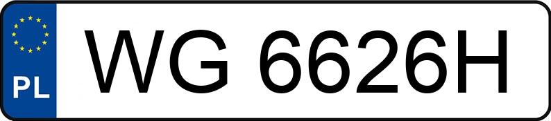 Numer rejestracyjny WG 6626H posiada VOLVO V40 - WG6626H