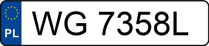 Numer rejestracyjny WG 7358L posiada SKODA SUPERB - WG7358L