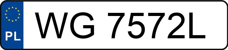 Numer rejestracyjny WG 7572L posiada MERCEDES-BENZ B 170 MR`05 E4 245 B 170 MR`05 E4 245 - WG7572L