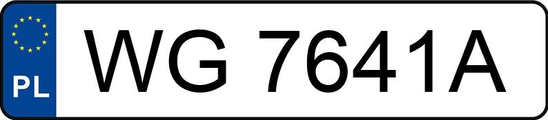 Numer rejestracyjny WG 7641A posiada BMW 323 I 2,5 - WG7641A Numer rejestracyjny WG 7641A posiada BMW 323 I 2,5 - WG7641A