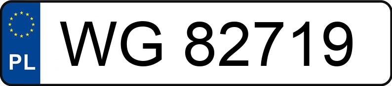Numer rejestracyjny WG 82719 posiada AUDI A4 - WG82719