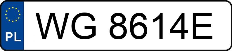Numer rejestracyjny WG 8614E posiada SEAT TOLEDO - WG8614E