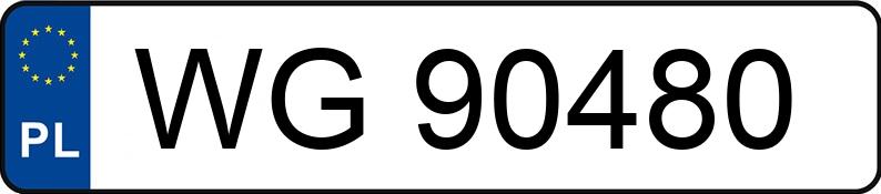 Numer rejestracyjny WG 90480 posiada KIA SORENTO - WG90480