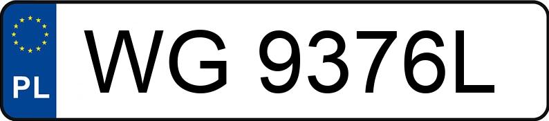 Numer rejestracyjny WG 9376L posiada KIA NIRO - WG9376L Numer rejestracyjny WG 9376L posiada KIA NIRO - WG9376L