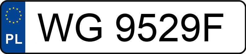 Numer rejestracyjny WG 9529F posiada AUDI A4 Avant 1.9 TDi Kat. B5 A4 Avant 1.9 TDi Kat. B5 - WG9529F