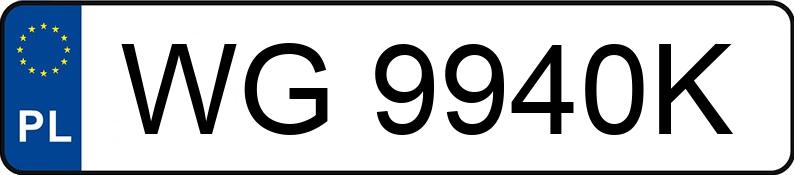 Numer rejestracyjny WG 9940K posiada BMW M340I XDRIVE - WG9940K