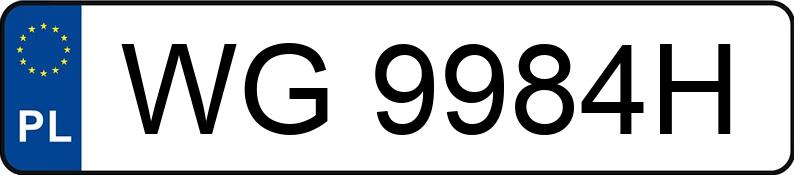Numer rejestracyjny WG 9984H posiada BMW X6 XDRIVE40D - WG9984H Numer rejestracyjny WG 9984H posiada BMW X6 XDRIVE40D - WG9984H