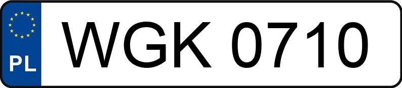 Numer rejestracyjny WGK 0710 posiada LANCIA FULVIA - WGK0710