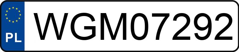 Numer rejestracyjny WGM 07292 posiada MAN TGX L.2007.46.001 - WGM07292 Numer rejestracyjny WGM 07292 posiada MAN TGX L.2007.46.001 - WGM07292