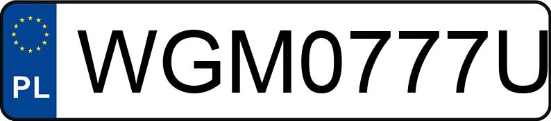 Numer rejestracyjny WGM 0777U posiada AUDI A6 AVANT - WGM0777U