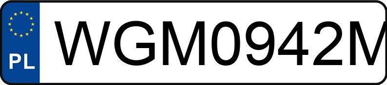 Numer rejestracyjny WGM 0942M posiada VOLVO FE FEF3C/SM - WGM0942M