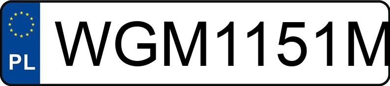 Numer rejestracyjny WGM 1151M posiada BMW 323 TI COMPACT - WGM1151M