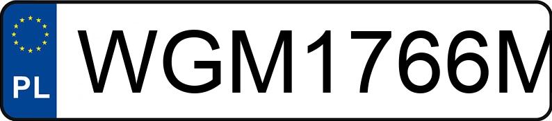 Numer rejestracyjny WGM 1766M posiada VOLVO 9700 - WGM1766M Numer rejestracyjny WGM 1766M posiada VOLVO 9700 - WGM1766M