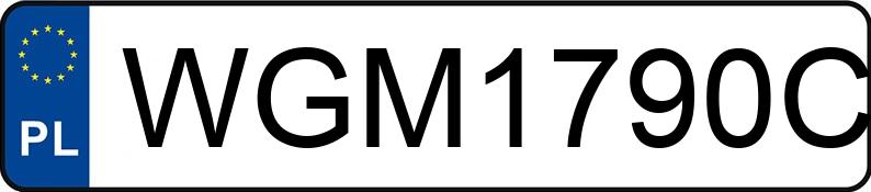 Numer rejestracyjny WGM 1790C posiada SKODA FABIA - WGM1790C Numer rejestracyjny WGM 1790C posiada SKODA FABIA - WGM1790C