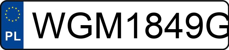 Numer rejestracyjny WGM 1849G posiada AUDI A4 35 TFSI MR`20 E6d B9 S line - WGM1849G