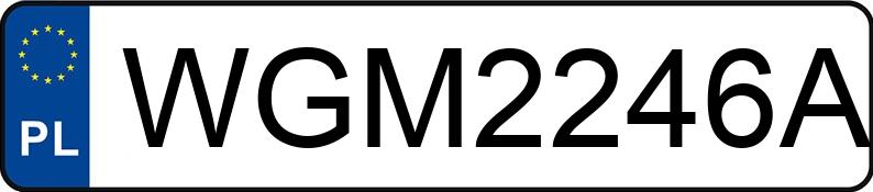 Numer rejestracyjny WGM 2246A posiada VOLVO FH VTA3T - WGM2246A