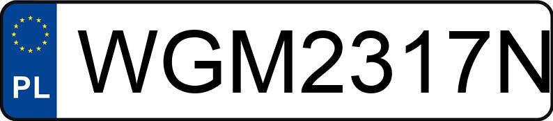 Numer rejestracyjny WGM 2317N posiada MERCEDES-BENZ CLA 200 - WGM2317N