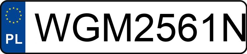 Numer rejestracyjny WGM 2561N posiada BMW 520 - WGM2561N
